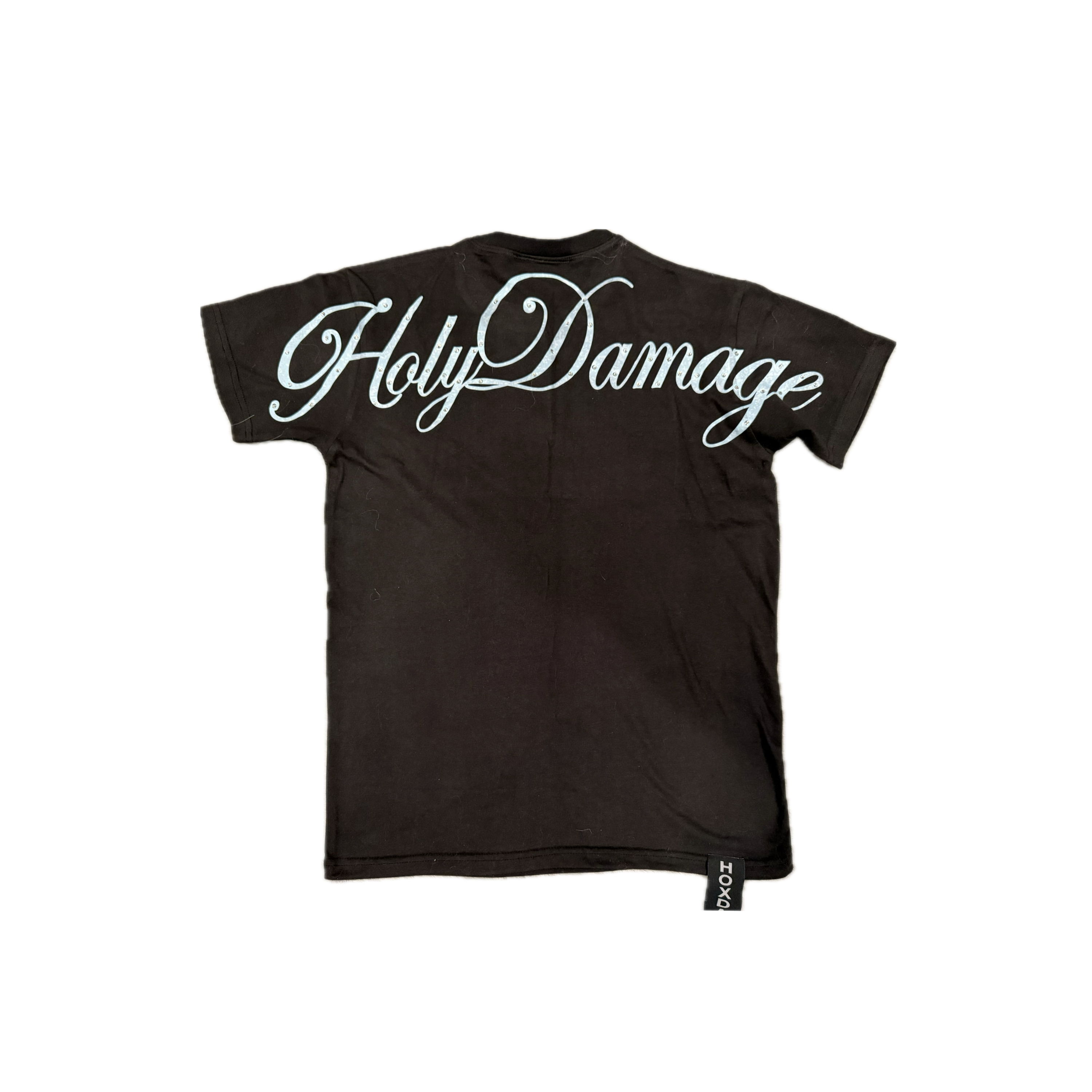Black & Blue Holy Damage Adam &
Eve Tee